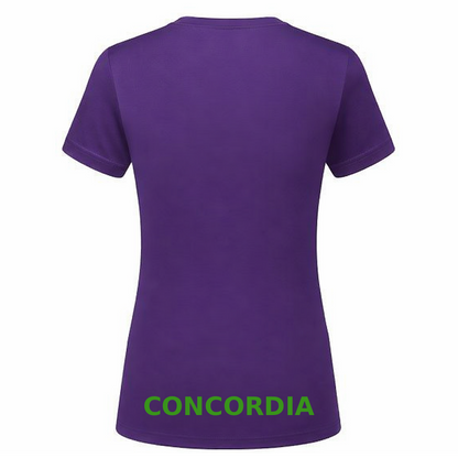 Concordia Netball Club - Ladies Fit Tee (Purple)