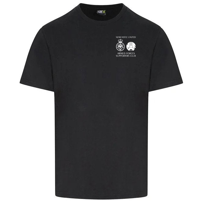 Newcastle United Armed Forces Supporters Club - Pro T-shirt - Black
