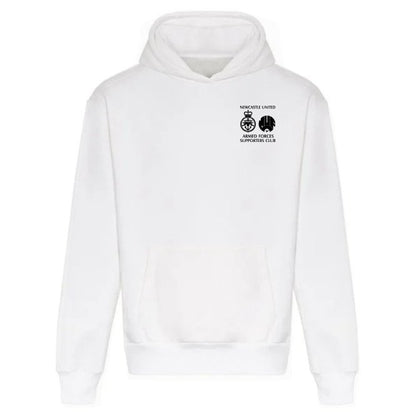 Newcastle United Armed Forces Supporters Club - Heavyweight Hoodie - White