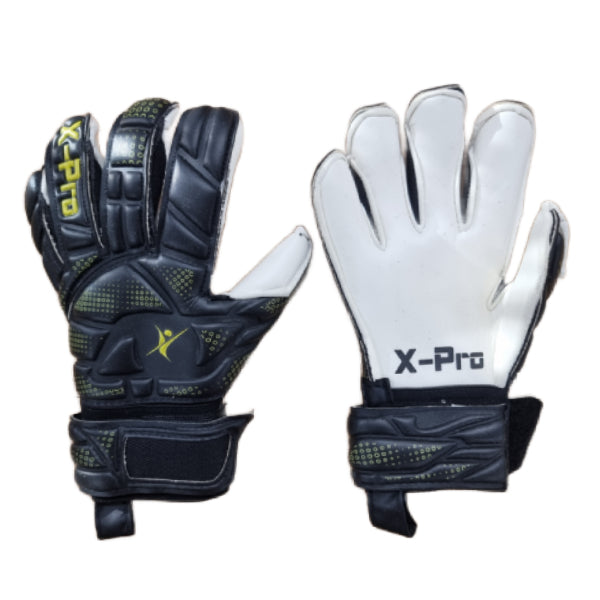 X-Pro Classic Elite - Roll Hybrid GK Gloves - Black/Yellow