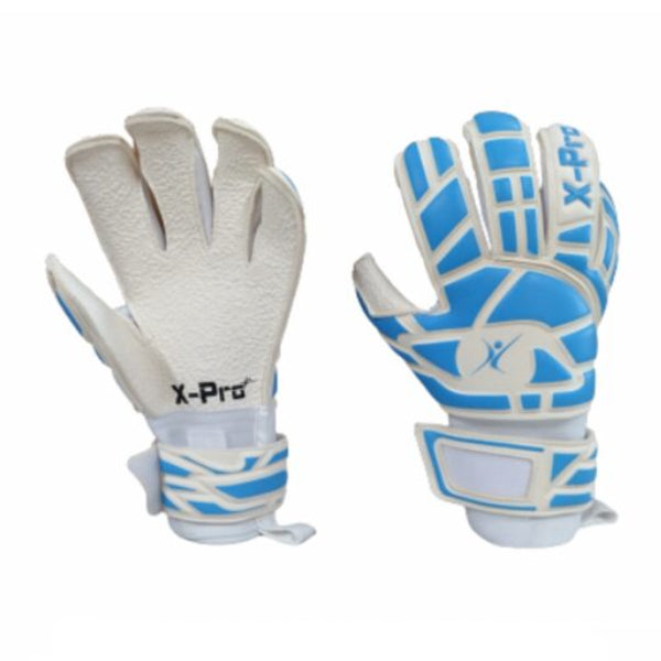 X-Pro Classic Elite II - Roll Hybrid GK Gloves - White/Blue