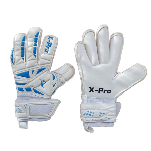 X-Pro Classic Elite III - Rollfinger GK Gloves - White/Blue