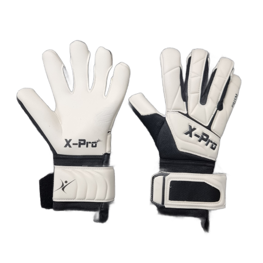X-Pro Prism - Giga Roll Hybrid Negative GK Gloves - White/Black