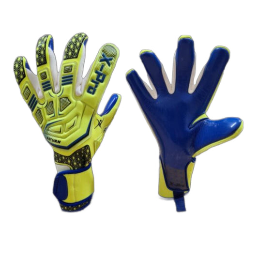 X-Pro Saturn - Hybrid Negative GK Gloves - Fluo Yellow/Blue